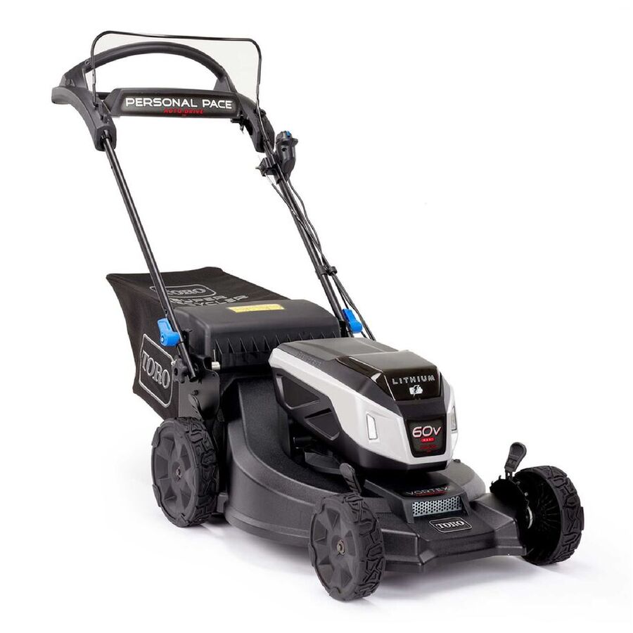 Toro	60V Max* 21 in. (53 cm) Super Recycler® w/Personal Pace® & SmartStow® Lawn Mower with 7.5Ah Battery