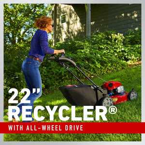Toro 22 in. (56cm) Recycler® All Wheel Drive w/Personal Pace® Gas Lawn Mower (21472)