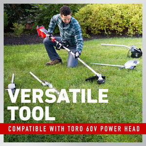 Toro 60V MAX* 10 in. (25.4 cm) Pole Saw Attachment - Tool Only (88714)