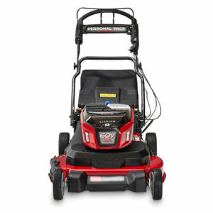 Toro 60V MAX* 30 in. (76 cm) eTimeMaster® w/Personal Pace® Lawn Mower - 10.0Ah + 5.0Ah + 2.5Ah Batteries Included(21493)