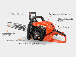 Echo CS-4510-18 Chainsaw with 18 Inch Bar and Chain