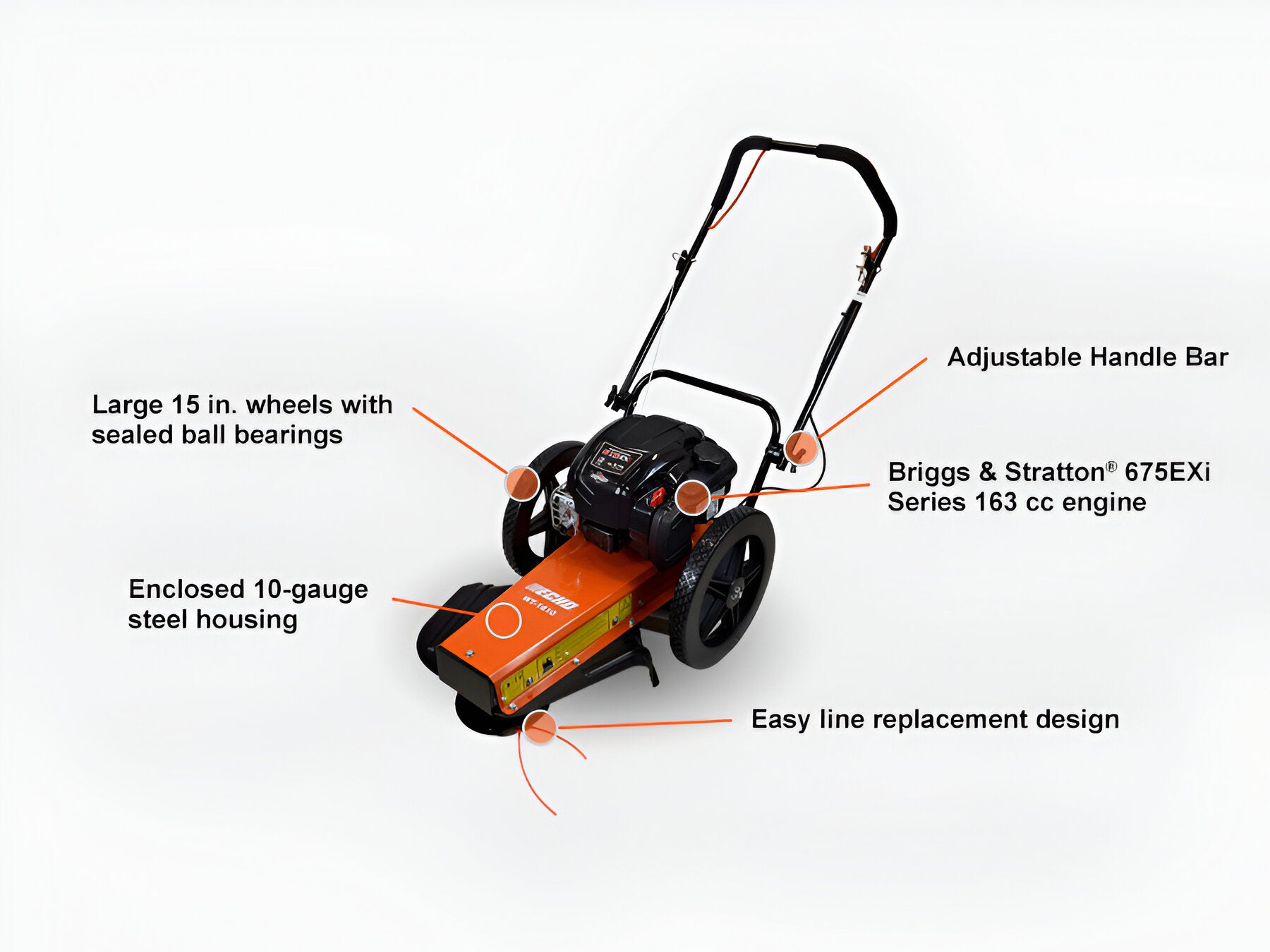 Echo WT-1610 wheeled trimmer